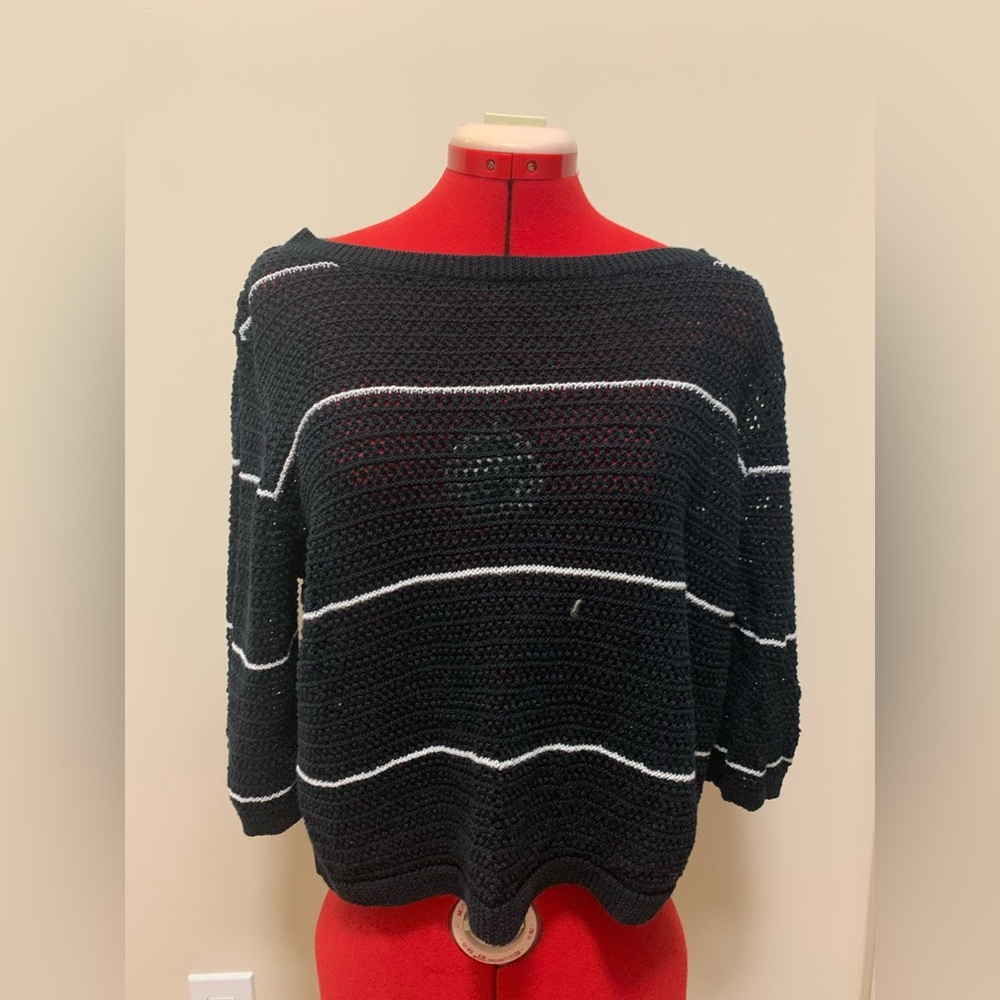 Fig Striped Sweater